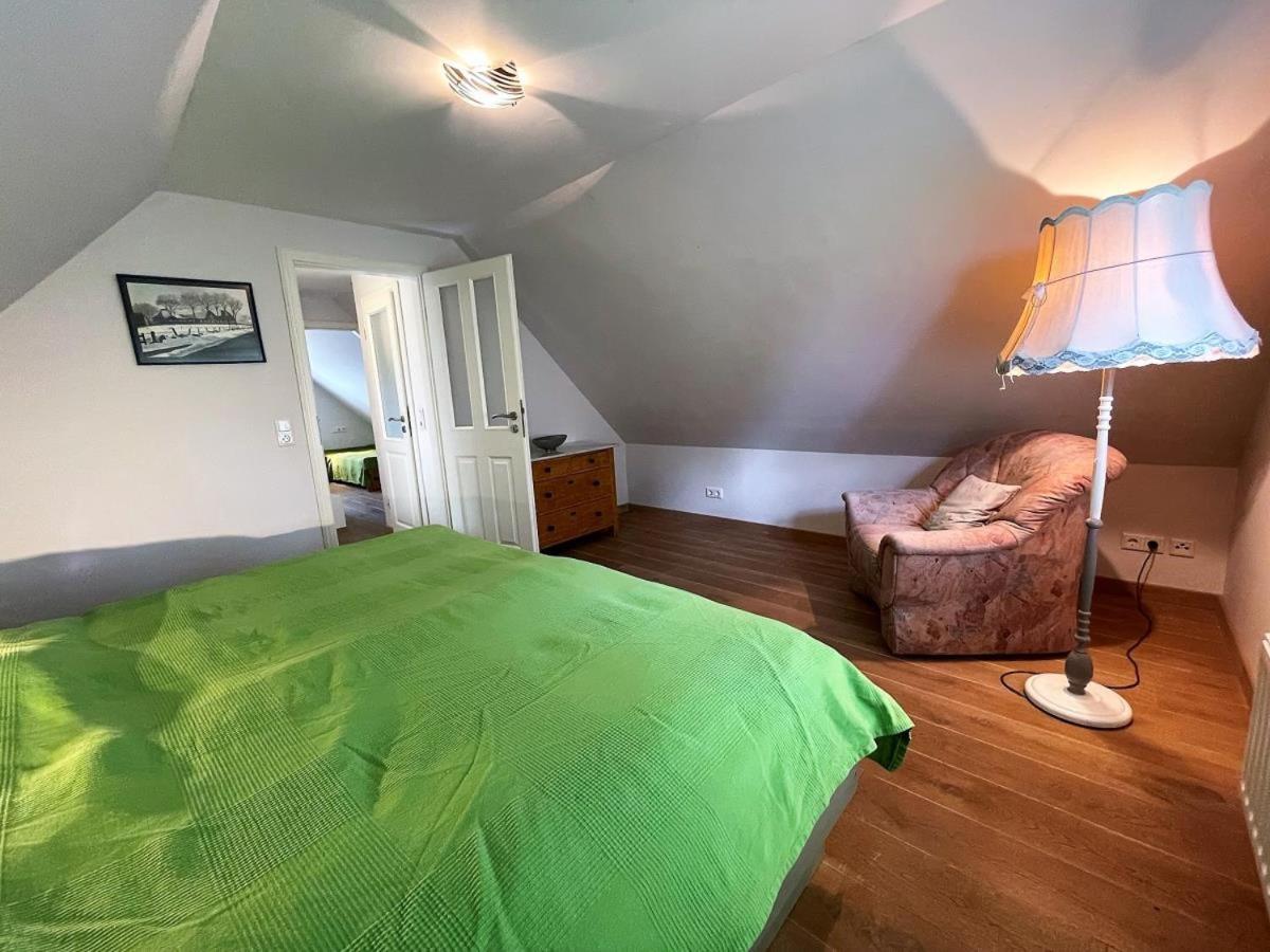 Das Puppenhaus, Reetdach, Sauna, Kamin, Eingezaeunt, Badewanne, Haustiere Willkommen Emmelsbüll-Horsbüll 外观 照片
