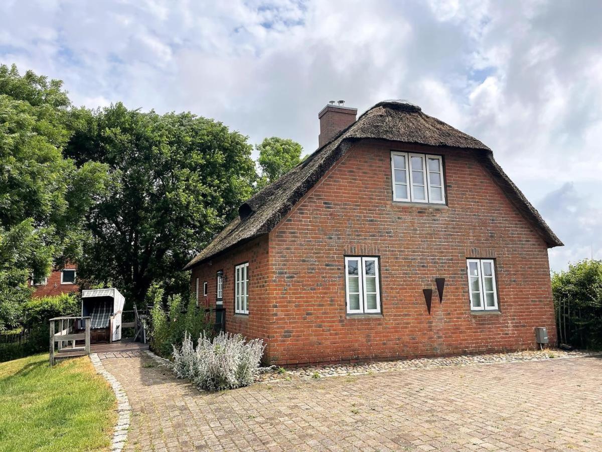 Das Puppenhaus, Reetdach, Sauna, Kamin, Eingezaeunt, Badewanne, Haustiere Willkommen Emmelsbüll-Horsbüll 外观 照片
