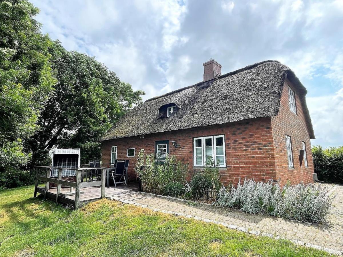Das Puppenhaus, Reetdach, Sauna, Kamin, Eingezaeunt, Badewanne, Haustiere Willkommen Emmelsbüll-Horsbüll 外观 照片